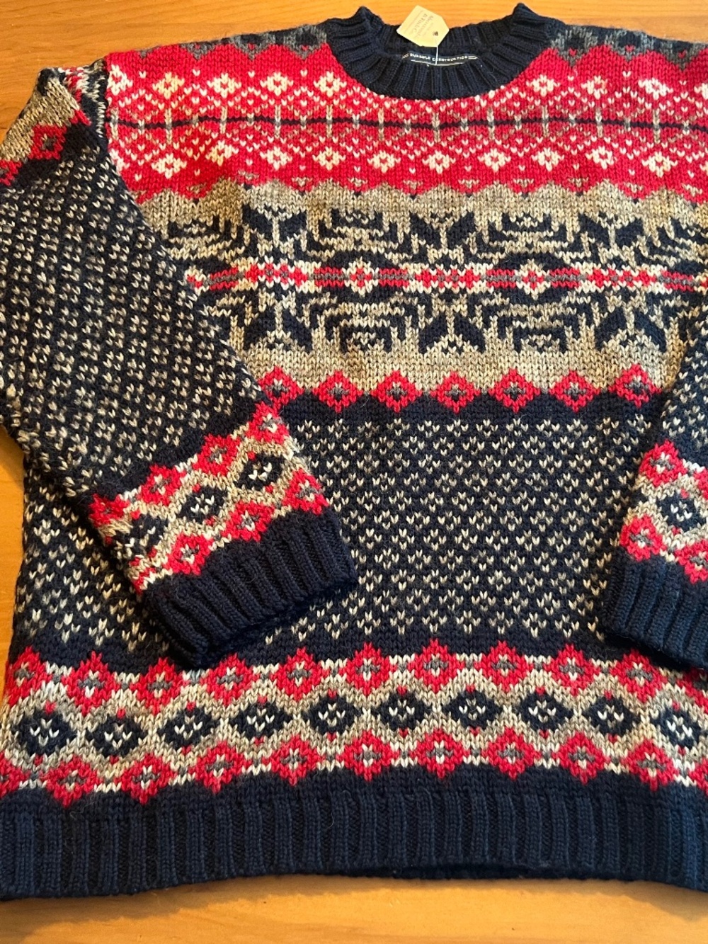 Vintage Abercrombie Fairisle Sweater Brand New with Tags!